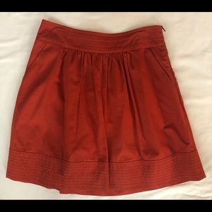 Odille rust mini skirt